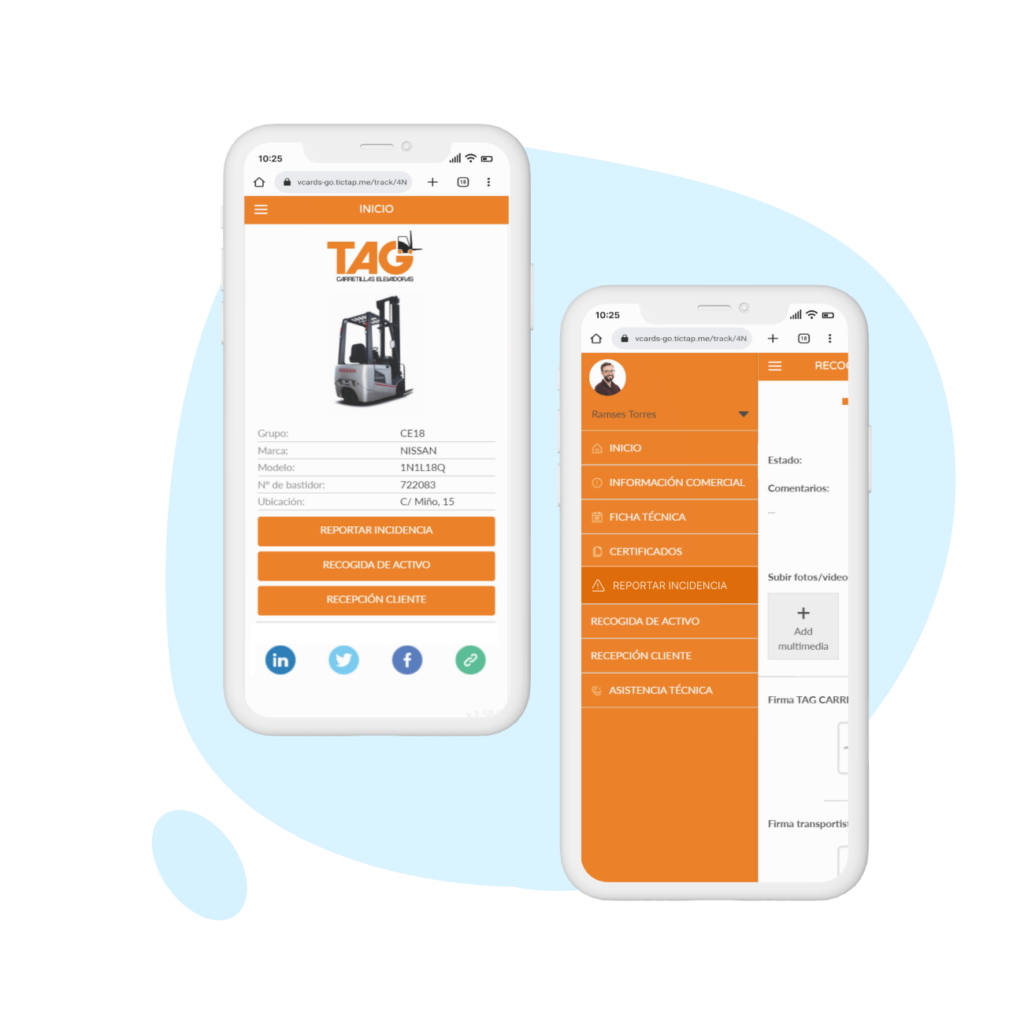 Trazabilidad de carretillas elevadoras con TicTAP