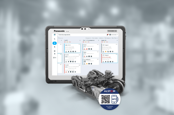 Trazabilidad del material rodante de trenes, tranvías y coches implementada por Alstom.
