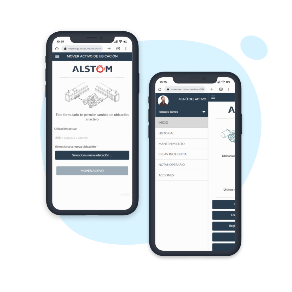 Trazabilidad del material rodante de trenes, tranvías y coches implementada por Alstom.